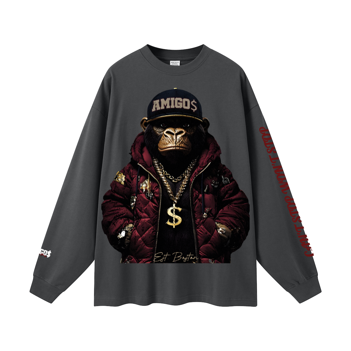 AMG$ FOG LONG SLEEVE DEE BO$$