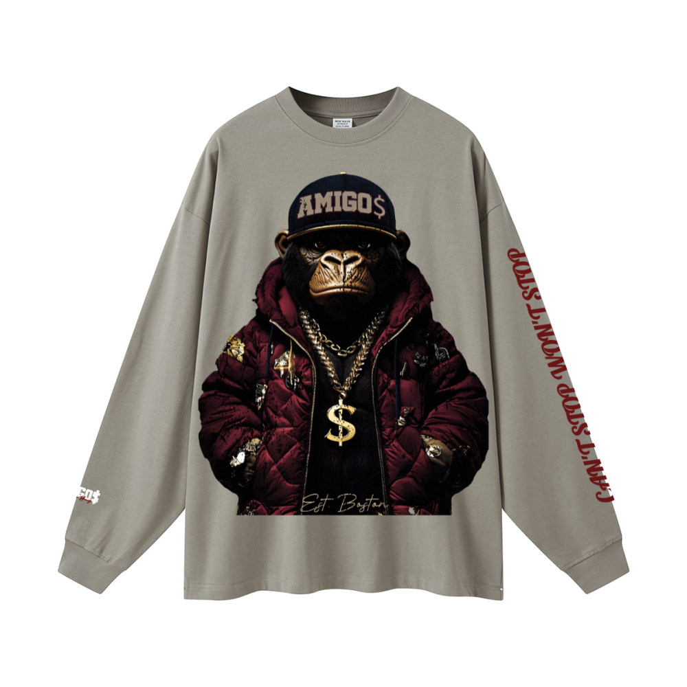 AMG$ FOG LONG SLEEVE DEE BO$$