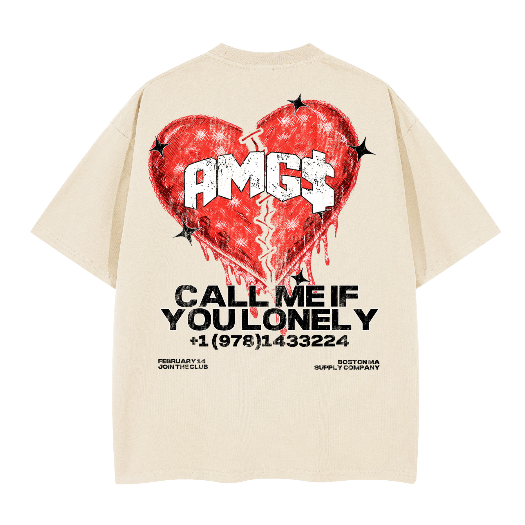 AMG$ When Your Lonely Tee V-Day Edition